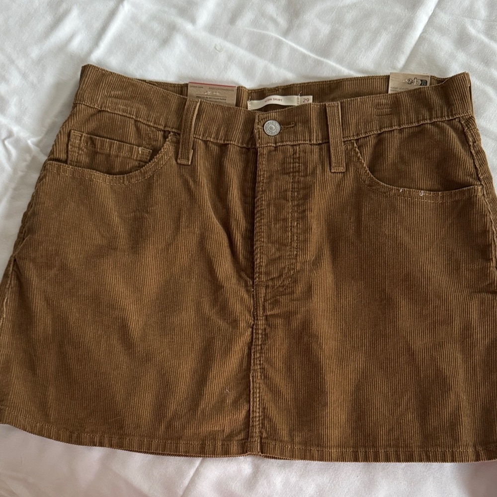 Levi's Brown Mini Skirt